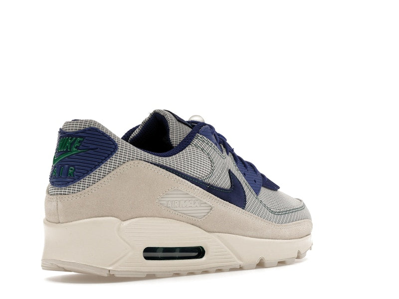 Nike Air Max 90 Coconut Milk Deep Royal Blue, vista a 360 gradi 32 di 36