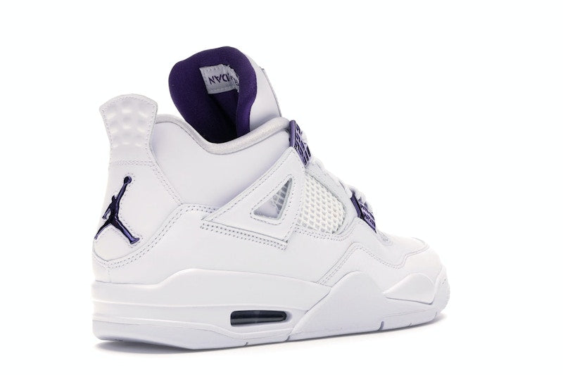 Air Jordan 4 Retro White Court Purple