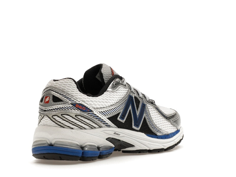 New Balance 860v2 White Team Royal Silver - White/Team Royal - ML860XB - 32
