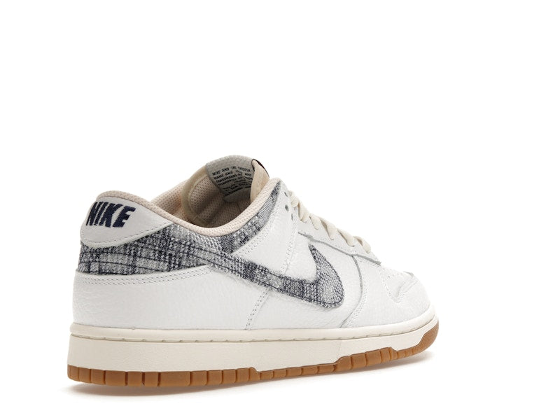 Nike Dunk Low Washed Denim White Midnight Navy - White/Midnight Navy-Gym Red-Sail - FN6881-100 - 32