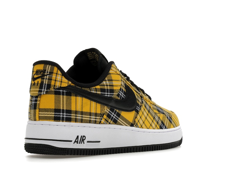 Nike Air Force 1 Low Clueless Yellow Plaid Womens - Multi-Color/Black/Yellow Ochre/White - IR5596-900 - 32