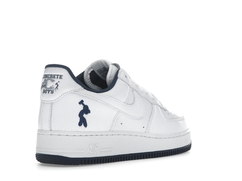 Nike Air Force 1 Low Lil Yachty Concrete Boys Its Us - White/White/Midnight Navy/Dark Powder Blue - IB5720-100 - 32