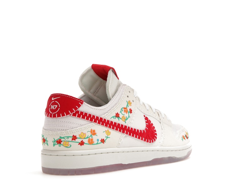 Nike SB Dunk Low Decon N7 Opti Yellow University Red - Opti Yellow/University Red-Bright Crimson-Stadium Green-Team Orange-Sail - FD6951-700 - 32