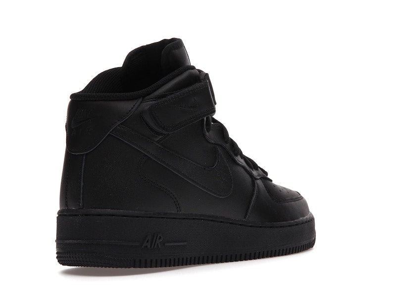 Nike Air Force 1 Mid 07 Triple Black 2021 - Black/Black - 315123-001/CW2289-001 - 32