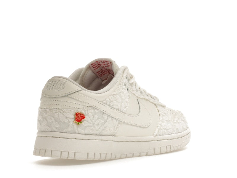 Nike Dunk Low Give Her Flowers Womens - Sail/University Red-Medium Soft Pink - FZ3775-133 - 32