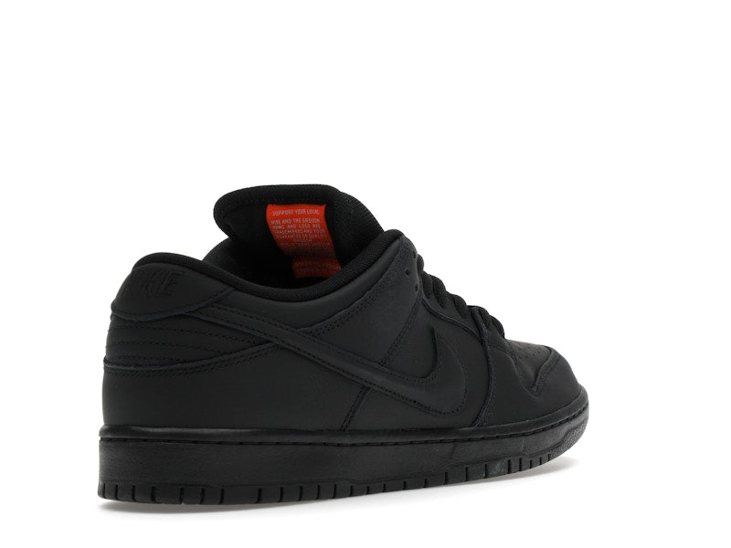 Nike Sb Dunk Low Pro Triple Black - Black/Anthracite/Safety Orange - FJ1674-001 - 32