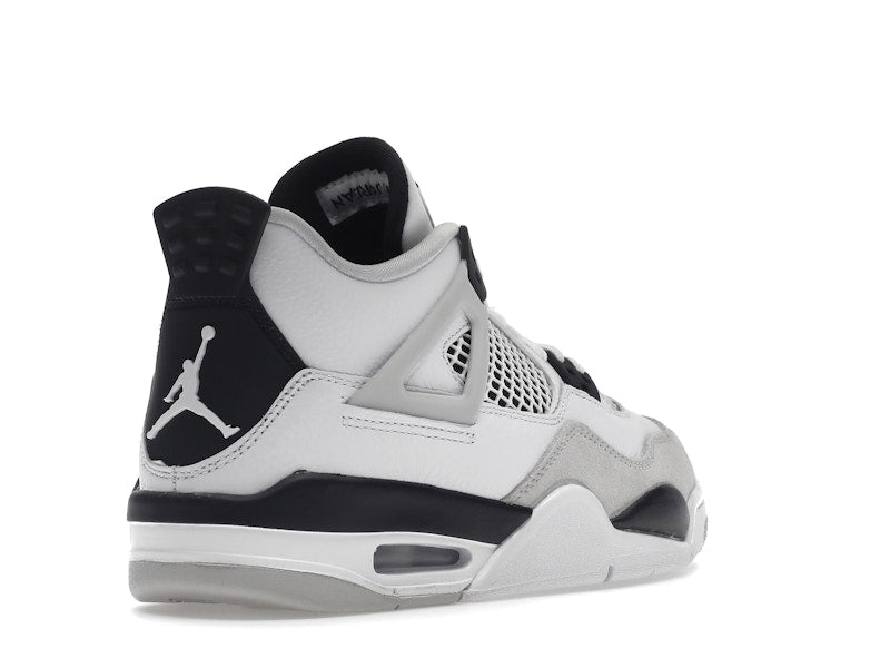 Air Jordan 4 Retro Military Black (GS) - White/Black-Neutral Grey - air-jordan-4-retro-military-black-gs - 32