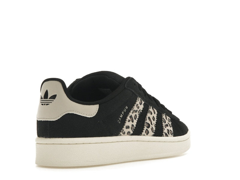 Adidas Campus 00s Black Leopard Womens - Core Black/Supplier Color/Wonder Beige - ID7039 - 32