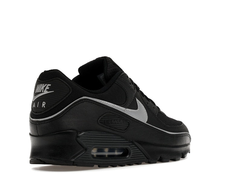 Nike Air Max 90 Premium Black Reflective - Black/Black/Anthracite/Multi-Color - HV4517-002 - 32