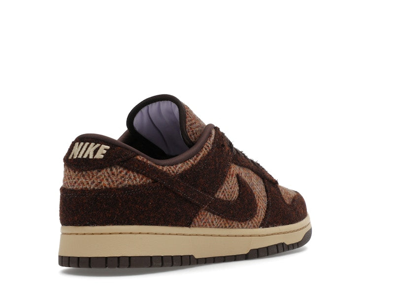 Nike Dunk Low Harris Tweed Sesame Womens - Sesame/Violet Mist/Baroque Brown - IO0052-200 - 32
