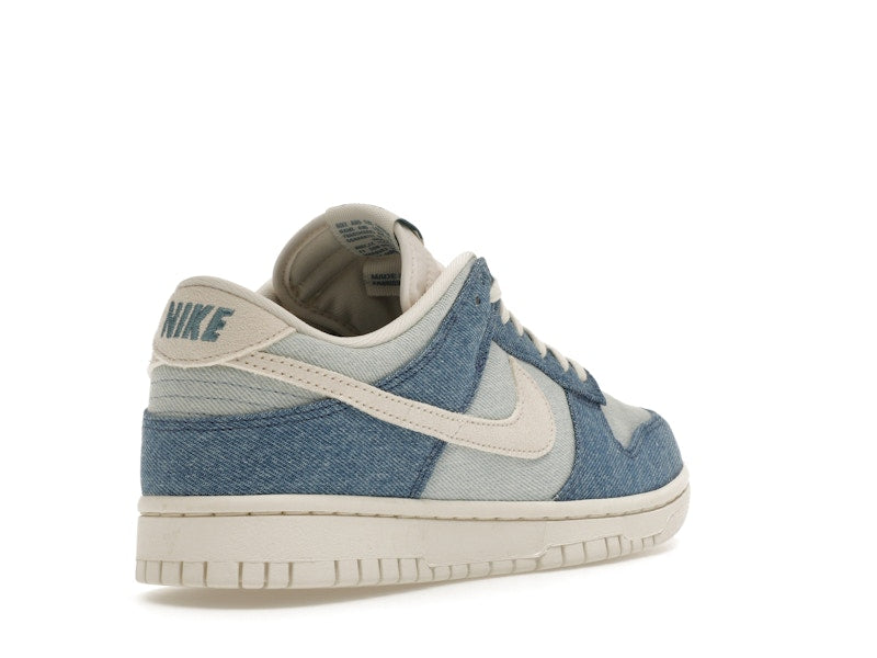 Nike Dunk Low Smokey Blue Denim (Women's), vista a 360 gradi 32 di 36