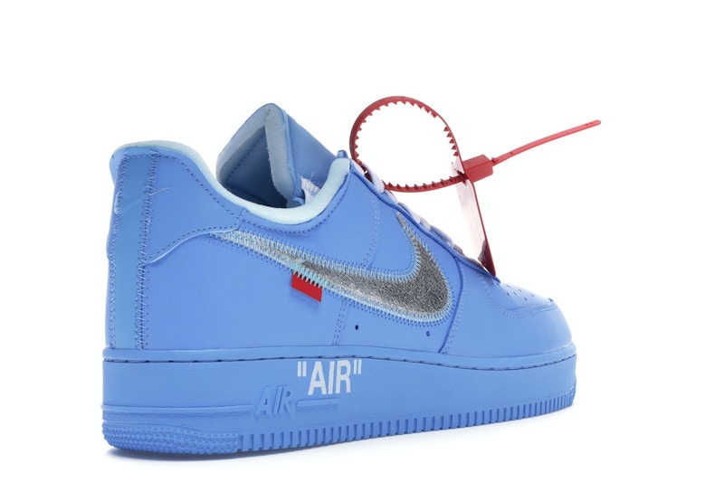 Nike Air Force 1 Low Off White University Blue - University Blue/Metallic Silver-White - CI1173-400 - 32