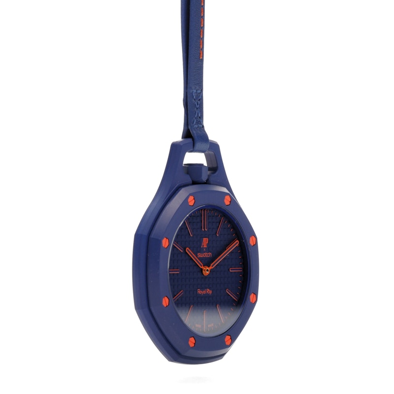 Swatch x Audemars Piguet AP Bioceramic Royal Pop Orenji Hachi SSX03L103N, vista a 360 gradi 32 di 36