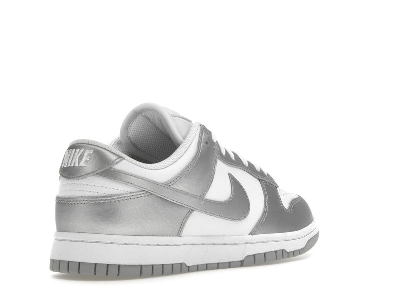 Nike Dunk Low Metallic Silver Womens - White/Metallic Silver/Blue Joy - FV1311-100 - 32