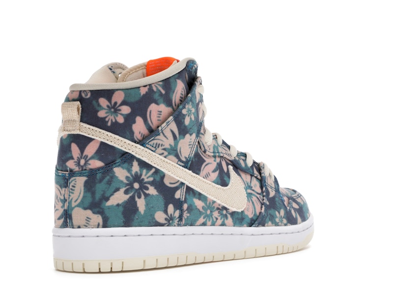 Nike SB Dunk High Hawaii - Sail/Blue-Green Aqua - CZ2232-300 - 32