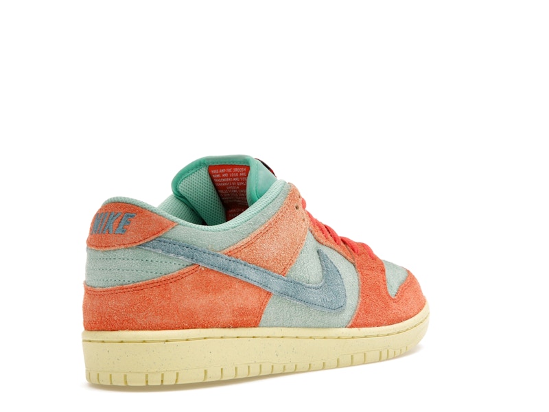 Nike Sb Dunk Low Orange Emerald Rise - Orange/Noise Aqua-Emerald Rise-Lemon Chiffon - DV5429-800 - 32