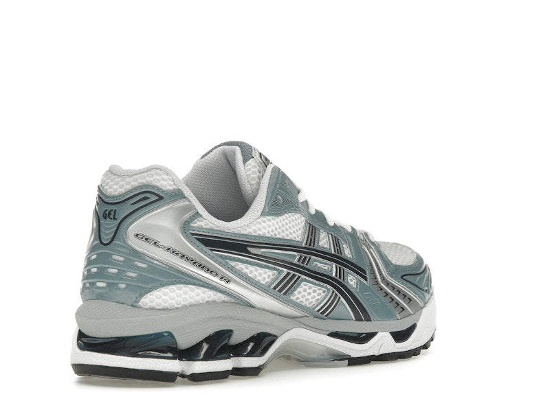 Asics Gel-Kayano 14 White Fjord Grey, vista a 360 gradi 32 di 36