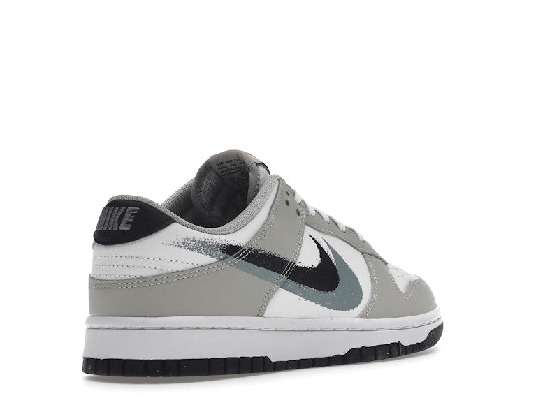 Nike Dunk Low Stencil Swoosh - White/Light Stone/Black - FD0661-100 - 32