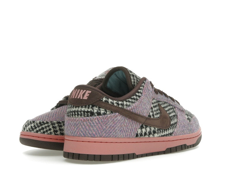Nike Dunk Low Harris Tweed Purple Pink (Women's), vista a 360 gradi 32 di 36