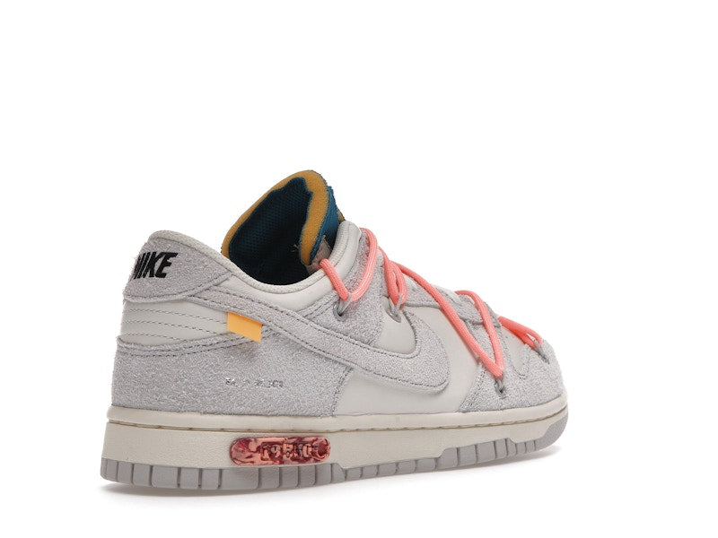 Nike Dunk Low Off White Lot 19 - Sail/Neutral Grey-Orange Pulse - DJ0950-119 - 32
