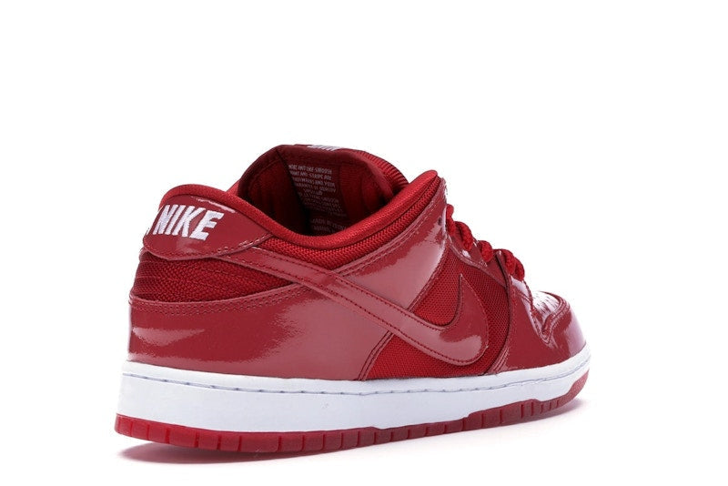 Nike Dunk Sb Low Red Patent Leather - Varsity Red/White-Varsity Red - 304292-616 - 32