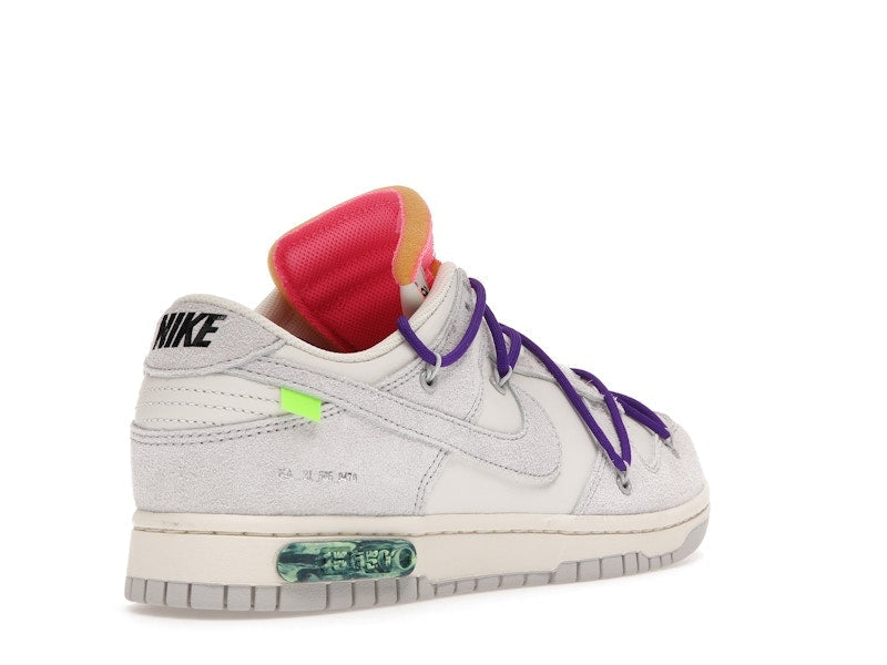 Nike Dunk Low Off White Lot 15, vista a 360 gradi 32 di 36