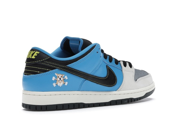 Nike SB Dunk Low Instant Skateboards - Blue Hero/Pale Ivory/Black - CZ5128-400 - 33
