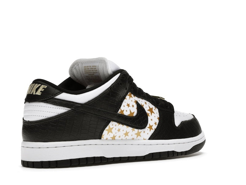 Nike SB Dunk Low Supreme Black, vista a 360 gradi 33 di 36