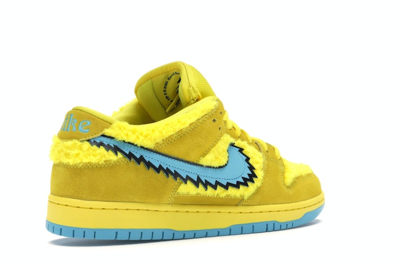 Nike Sb Dunk Low Grateful Dead Bears Yellow - Opti Yellow/Blue Fury - CJ5378-700 - 33