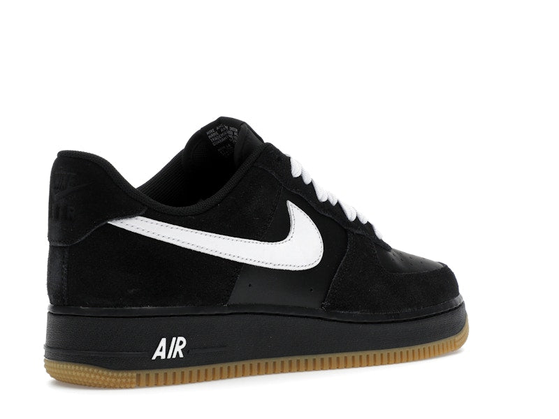 Nike Air Force 1 Low '07 LV8 Black Gum Light Brown White, vista a 360 gradi 33 di 36