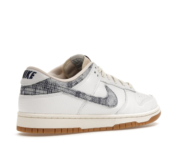 Nike Dunk Low Washed Denim White Midnight Navy - White/Midnight Navy-Gym Red-Sail - FN6881-100 - 33