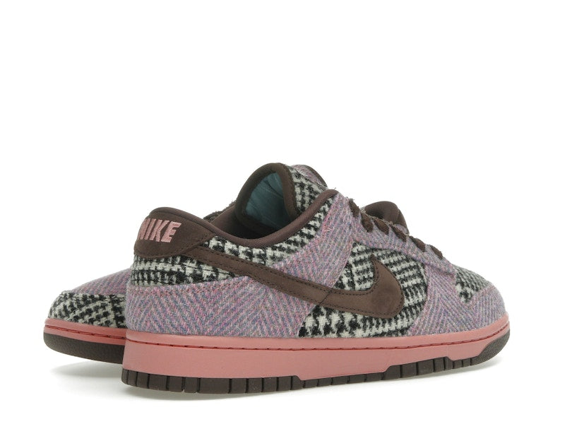 Nike Dunk Low Harris Tweed Purple Pink (Women's), vista a 360 gradi 33 di 36