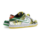 Nike Dunk Low What The Duck Away University Of Oregon Pe - White/Black/Metallic Silver/Apple Green - HV1454-100 - 33