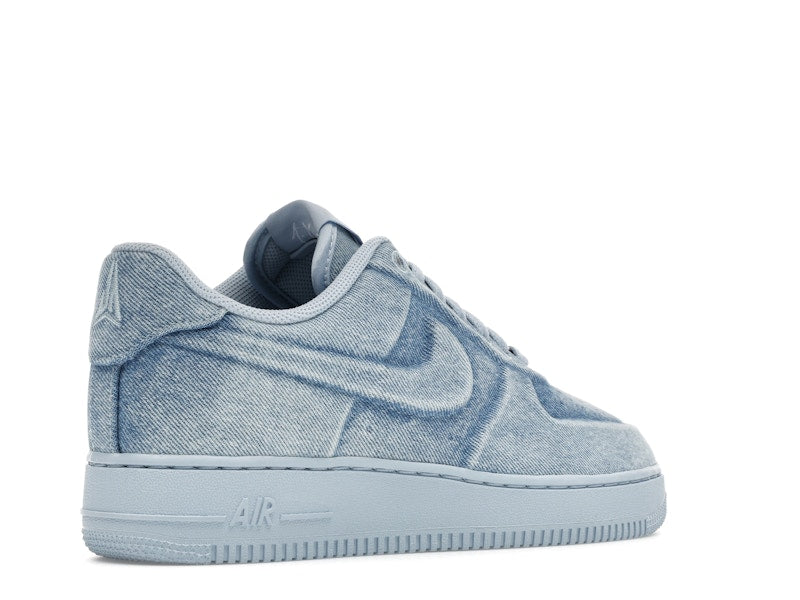 Nike Air Force 1 Low Ja Morant Denim Light Armory Blue - Light Armory Blue/White/Metallic Silver - IQ9773-400 - 33