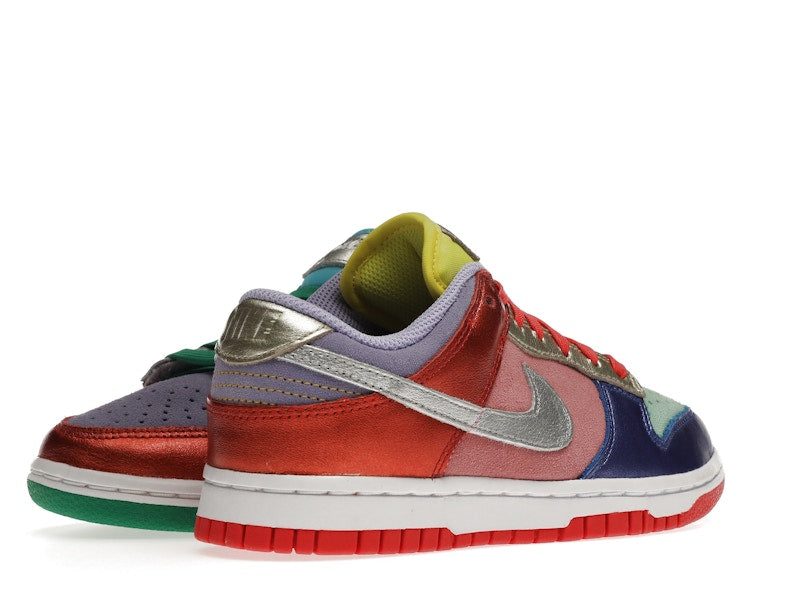 Nike Dunk Low Sunset Pulse (W) - Sunset Pulse/Silver-Purple Pulse - DN0855-600 / DD1872-600 - 33