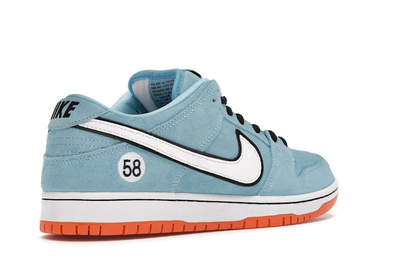 Nike Sb Dunk Low Club 58 Gulf - Blue Chill/Safety Orange-Black-White - BQ6817-401 - 33