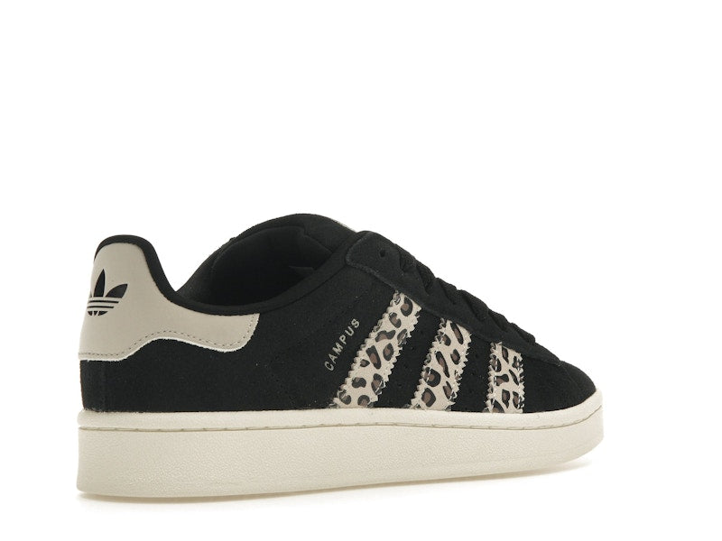 Adidas Campus 00s Black Leopard Womens - Core Black/Supplier Color/Wonder Beige - ID7039 - 33