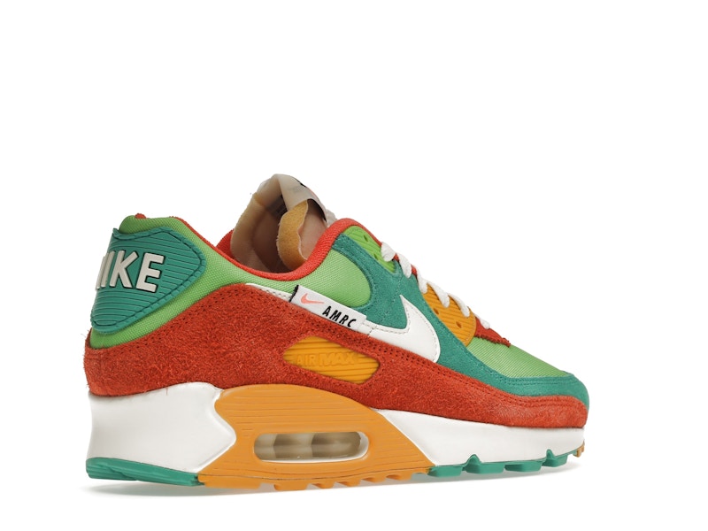 Nike Air Max 90 SE Running Club - Roma Green/Sail/Orange/Mean Green - DC9336-300 - 33