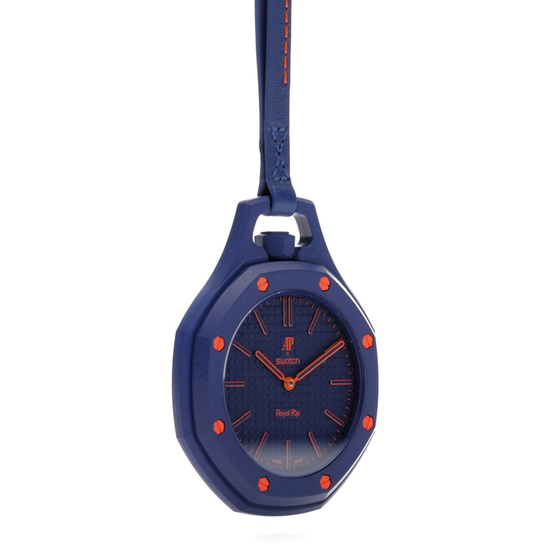 Swatch x Audemars Piguet AP Bioceramic Royal Pop Orenji Hachi SSX03L103N, vista a 360 gradi 33 di 36
