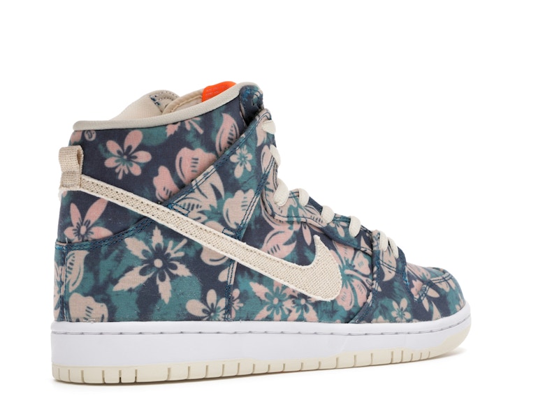 Nike SB Dunk High Hawaii - Sail/Blue-Green Aqua - CZ2232-300 - 33