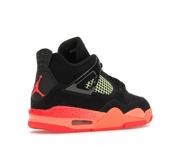 Air Jordan 4 Retro Black Infrared Barely Volt (GS) - Black/Infrared 23/Bright Mango/Barely Volt/White - II1271-001 - 33
