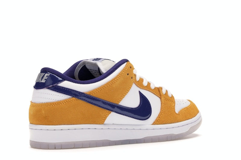 Nike SB Dunk Low Laser Orange - White/Regency Purple-Laser Orange - BQ6817-800 - 33