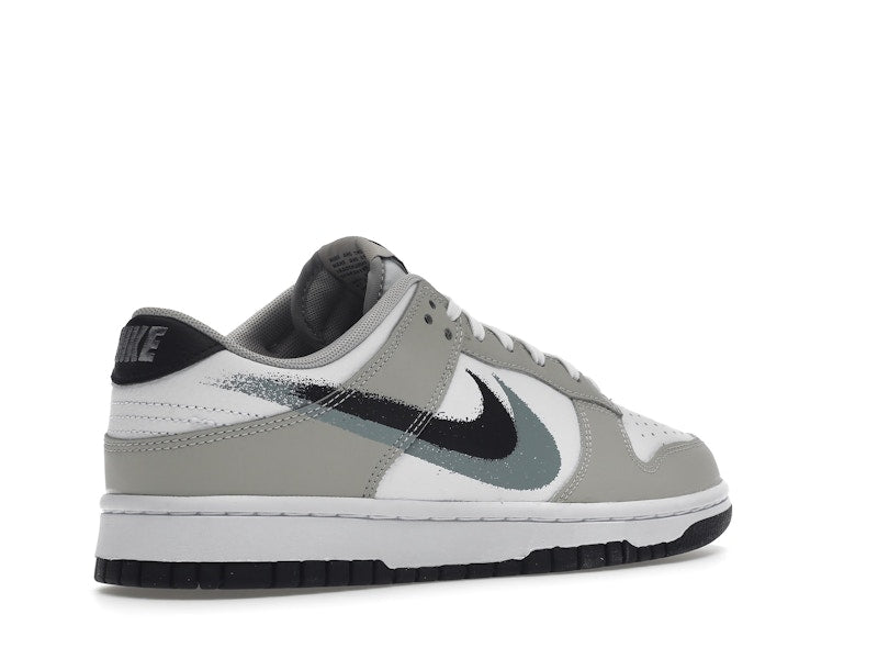 Nike Dunk Low Stencil Swoosh - White/Light Stone/Black - FD0661-100 - 33