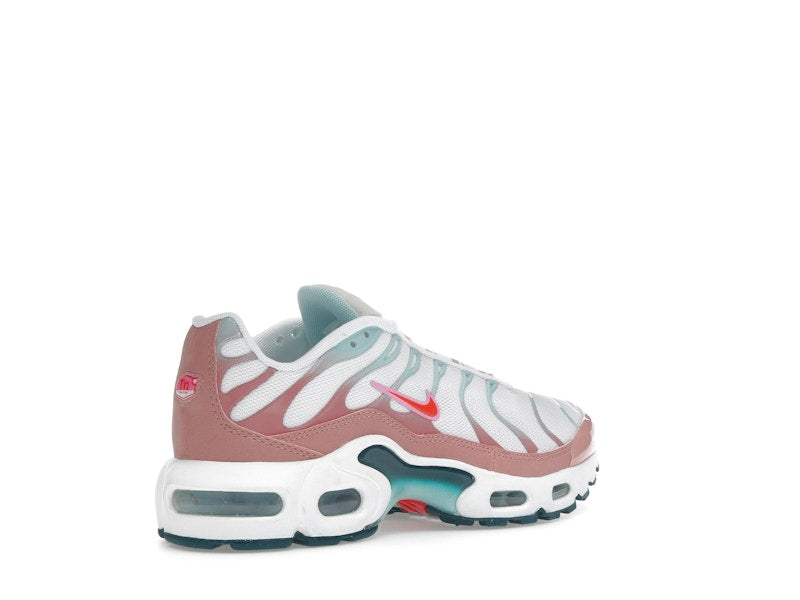 Nike Air Max Plus White Red Stardust Jade Ice Siren Red (GS), vista a 360 gradi 33 di 36