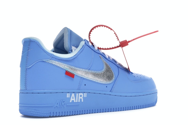 Nike Air Force 1 Low Off White University Blue - University Blue/Metallic Silver-White - CI1173-400 - 33