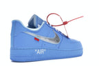 Nike Air Force 1 Low Off White University Blue - University Blue/Metallic Silver-White - CI1173-400 - 33