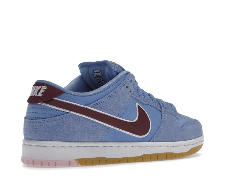 Nike Sb Dunk Low Valour Blue Team Maroon - Valor Blue/Team Maroon/White/Gum - DQ4040-400 - 33
