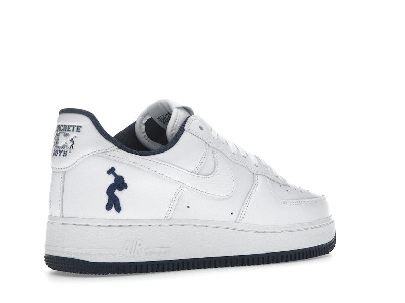 Nike Air Force 1 Low Lil Yachty Concrete Boys Its Us - White/White/Midnight Navy/Dark Powder Blue - IB5720-100 - 33