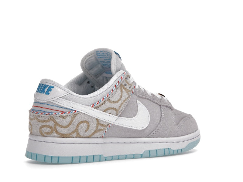 Nike Dunk Low Barbershop Grey - Grey/White/Teal - DH7614-500 - 33