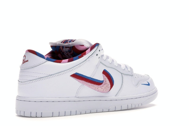 Nike Sb Dunk Low Parra - White/Red-Pink - CN4504-100 - 33